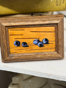 John Young blueberries mini art- brpf