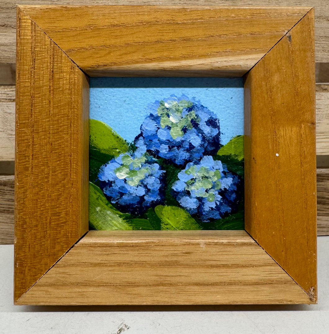 John Young hydrangea mini art
