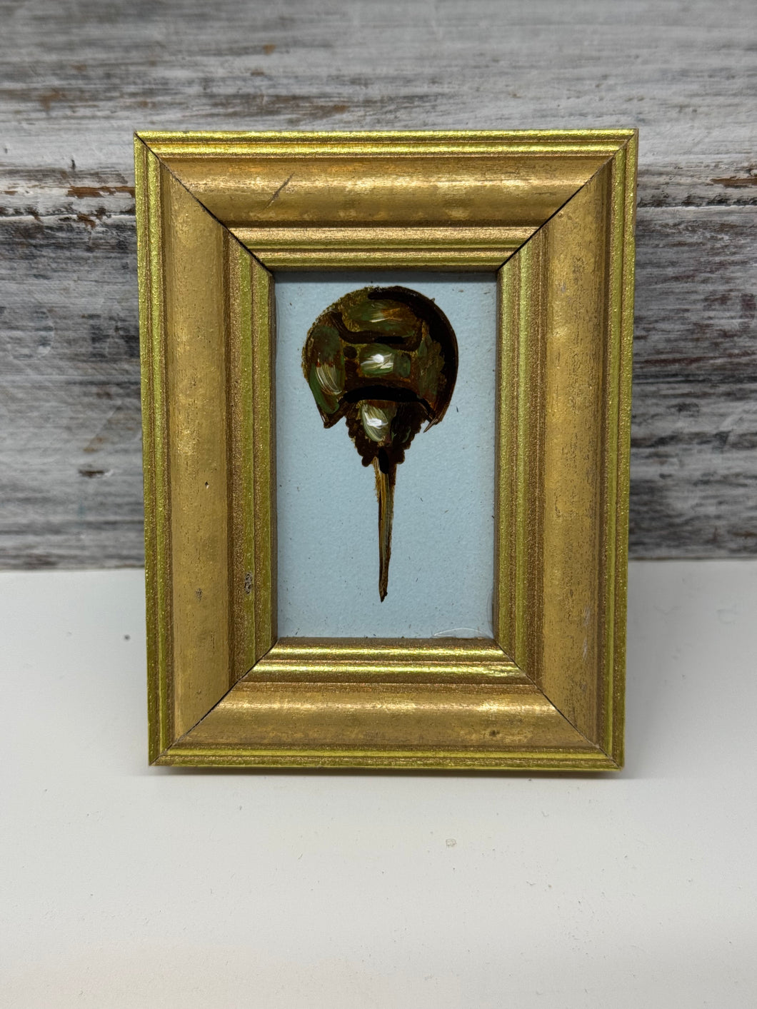 John Young horseshoe crab mini art-tgf