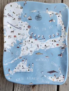 Cape Cod and the Islands melamine tray