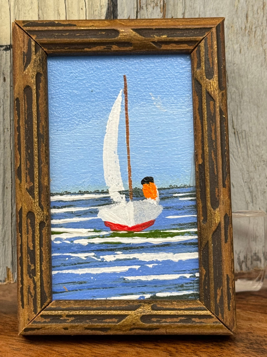 John Young catboat mini art- brpf