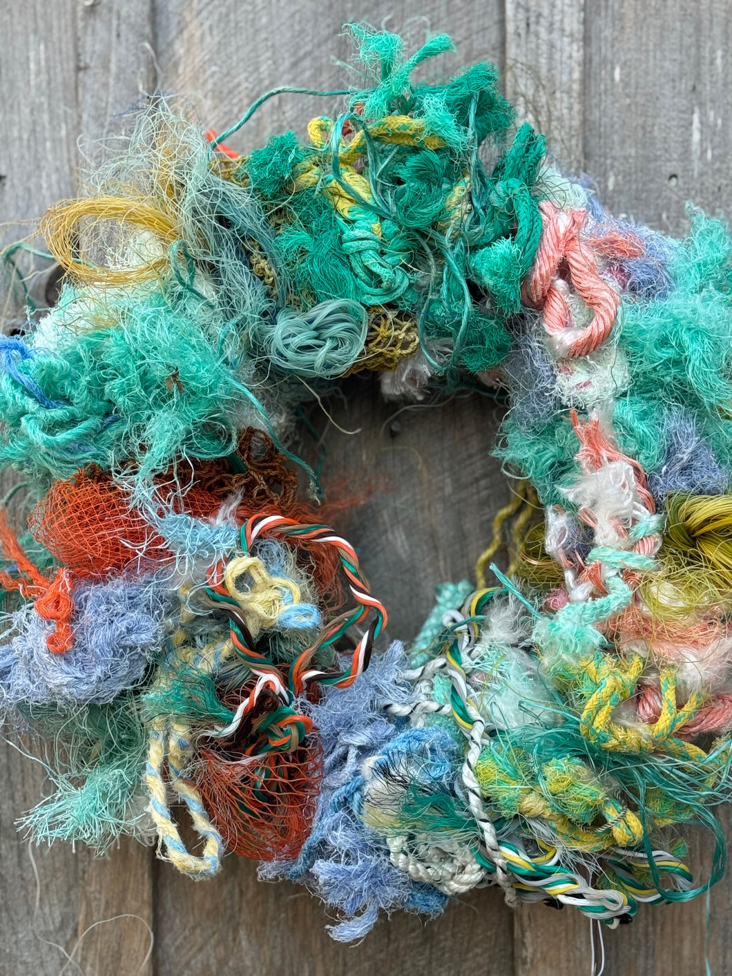 Lobster rope wreath- long point