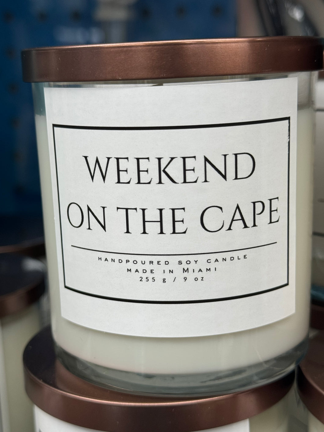 Weekend on the Cape candle
