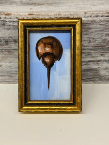 Horseshoe crab mini art