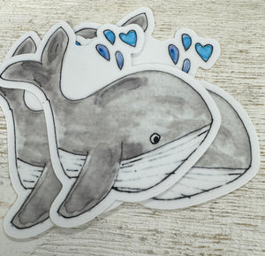 Whale decal
