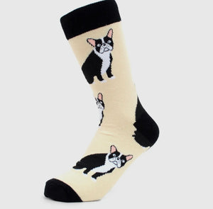 Women’s Frenchie socks- cream