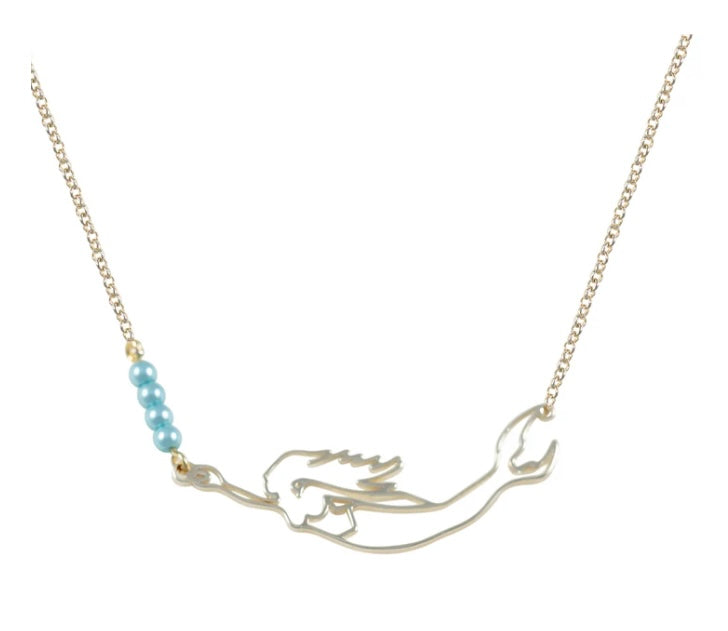 Mermaid necklace -gol