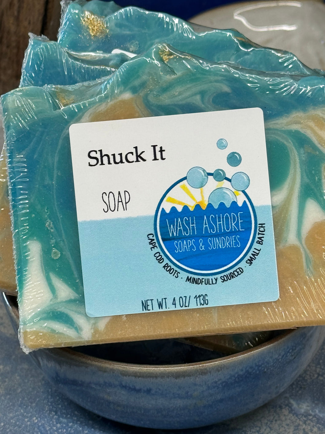 Shuck it soap