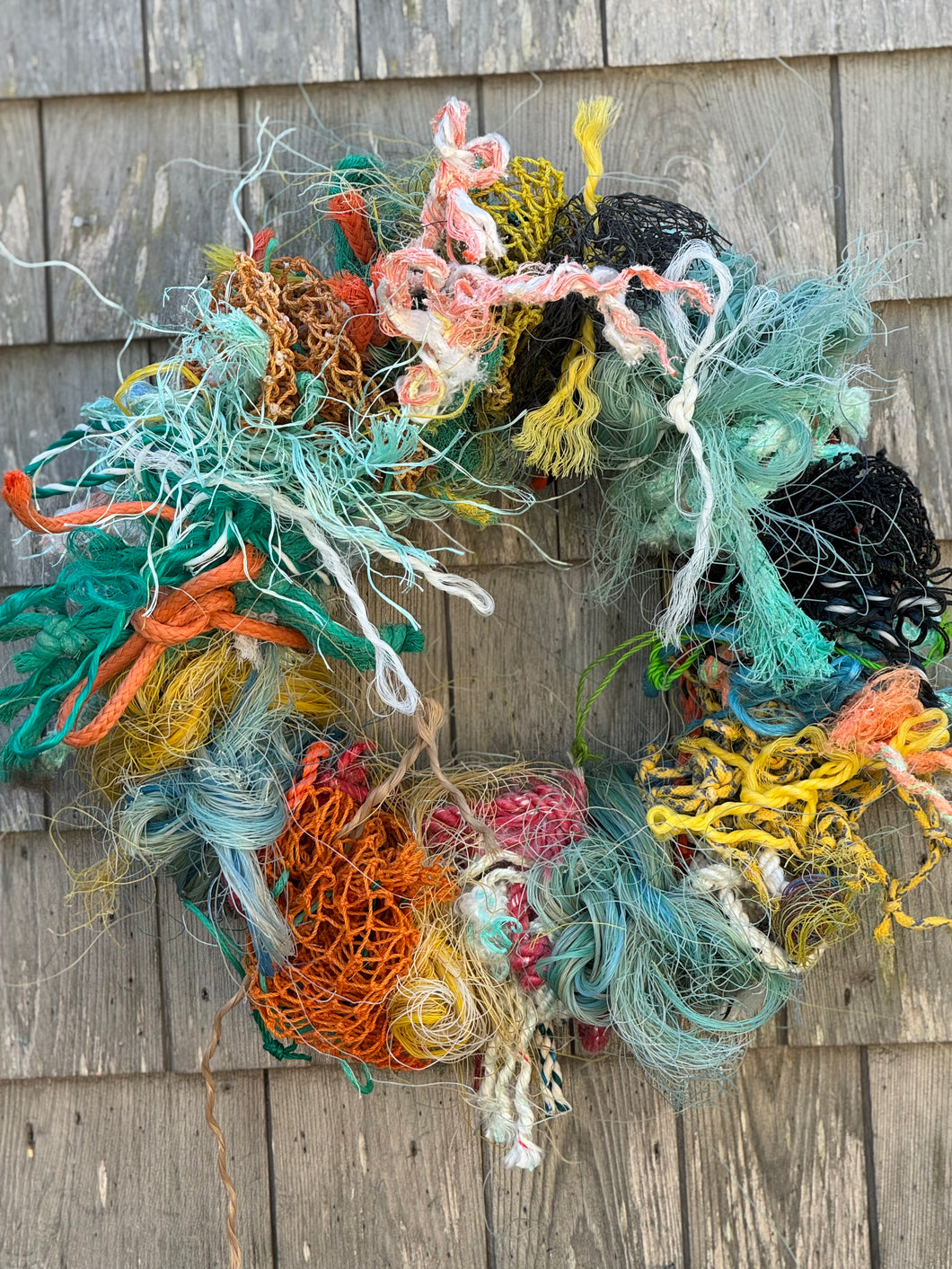 Lobster rope wreath- race point