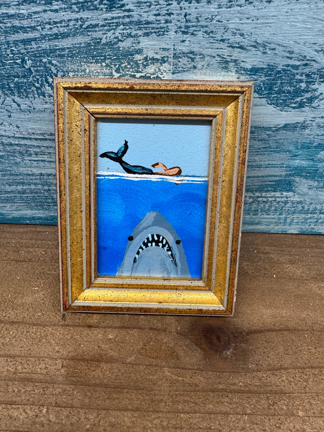 John Young mermaid jaws mini art-gf