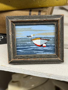 John Young- gull on dory mini art-dbf