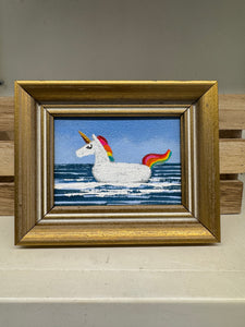 John Young- unicorn  mini art