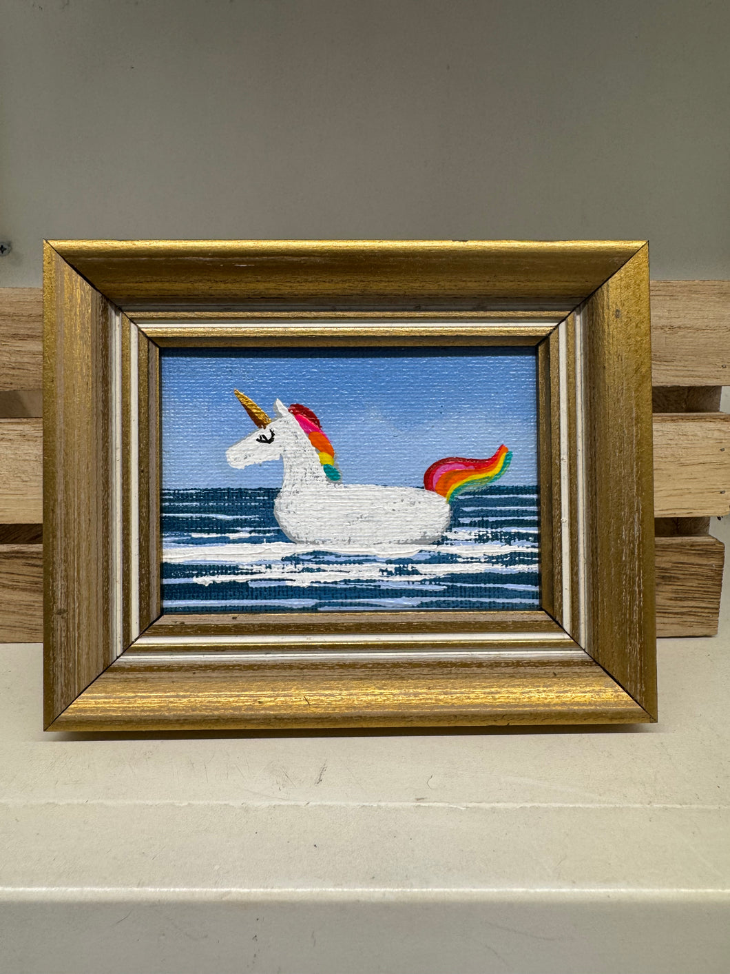 John Young- unicorn  mini art