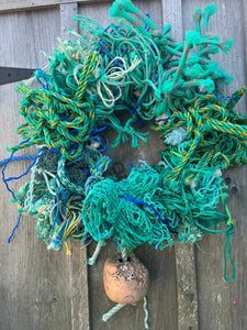 Lobster rope wreath-coast guard