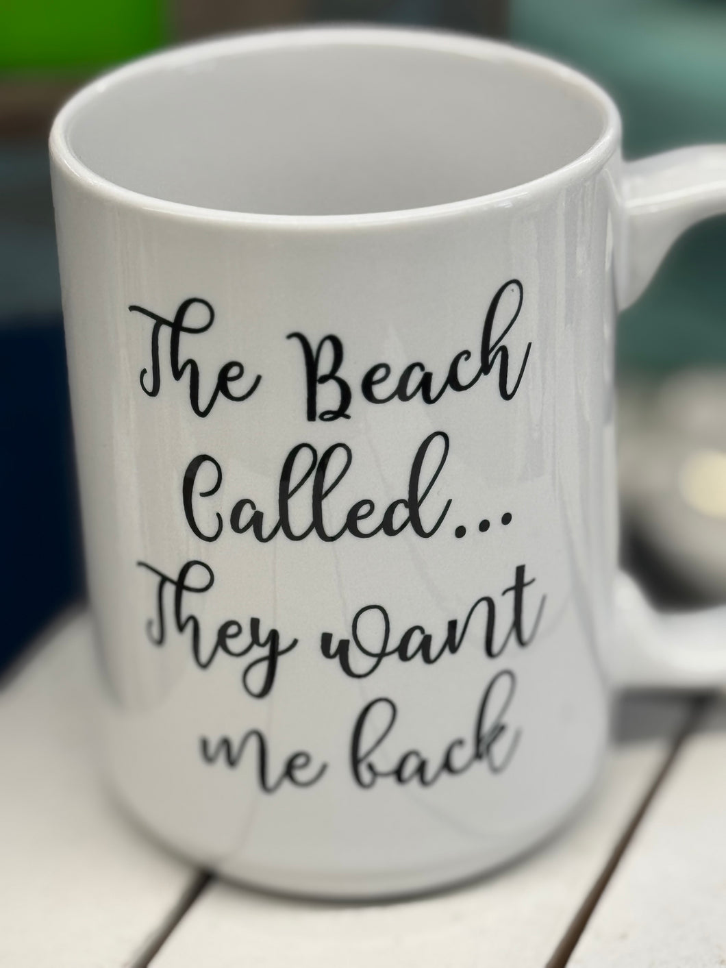 The beach called mug