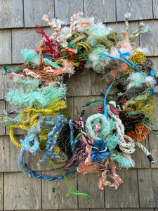 Lobster rope wreath- bound brook