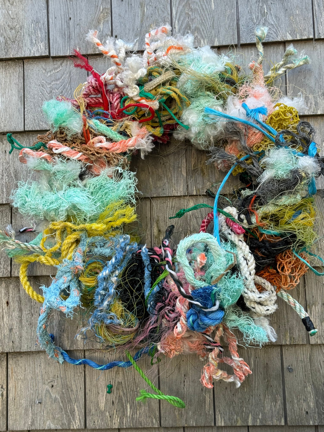 Lobster rope wreath- bound brook