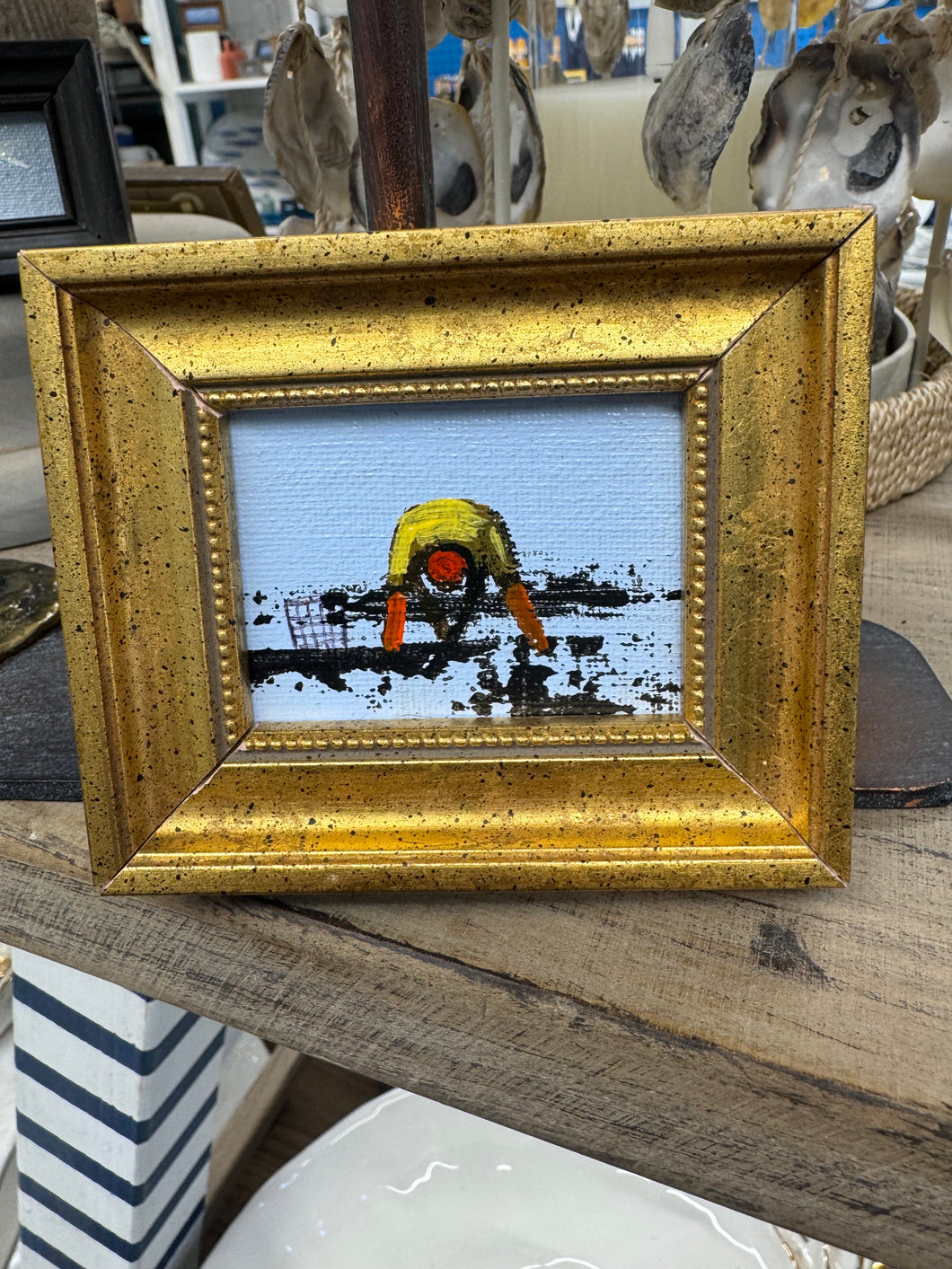 John Young shellfisherman mini art