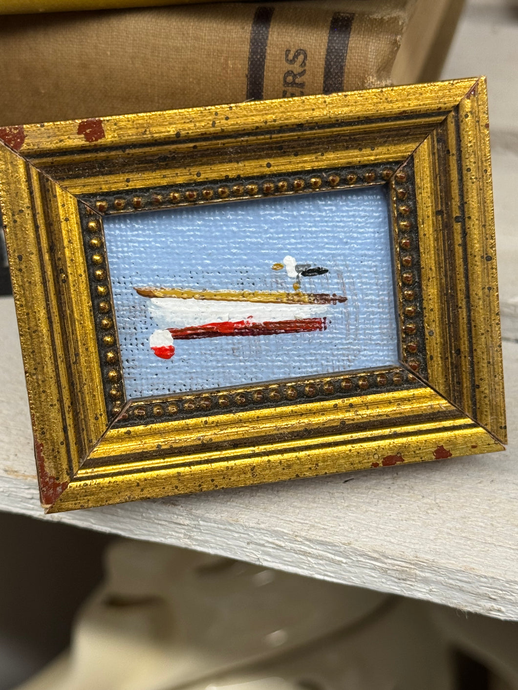 John Young gull on dory mini art-gf