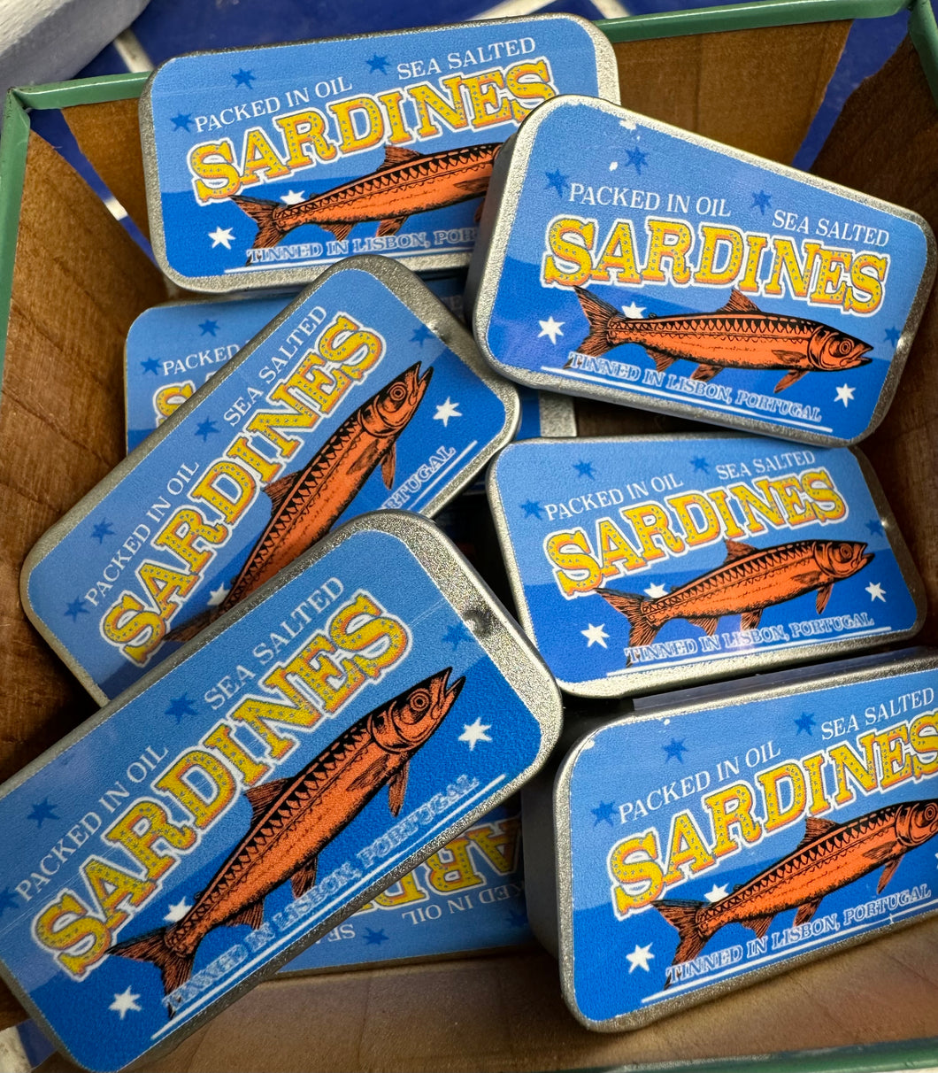 Sardine tin lip balm