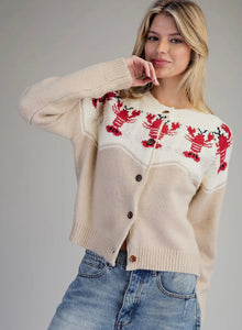 Lobster cardigan