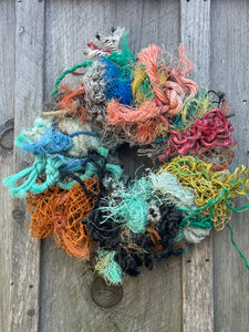 Lobster rope wreath-longnook