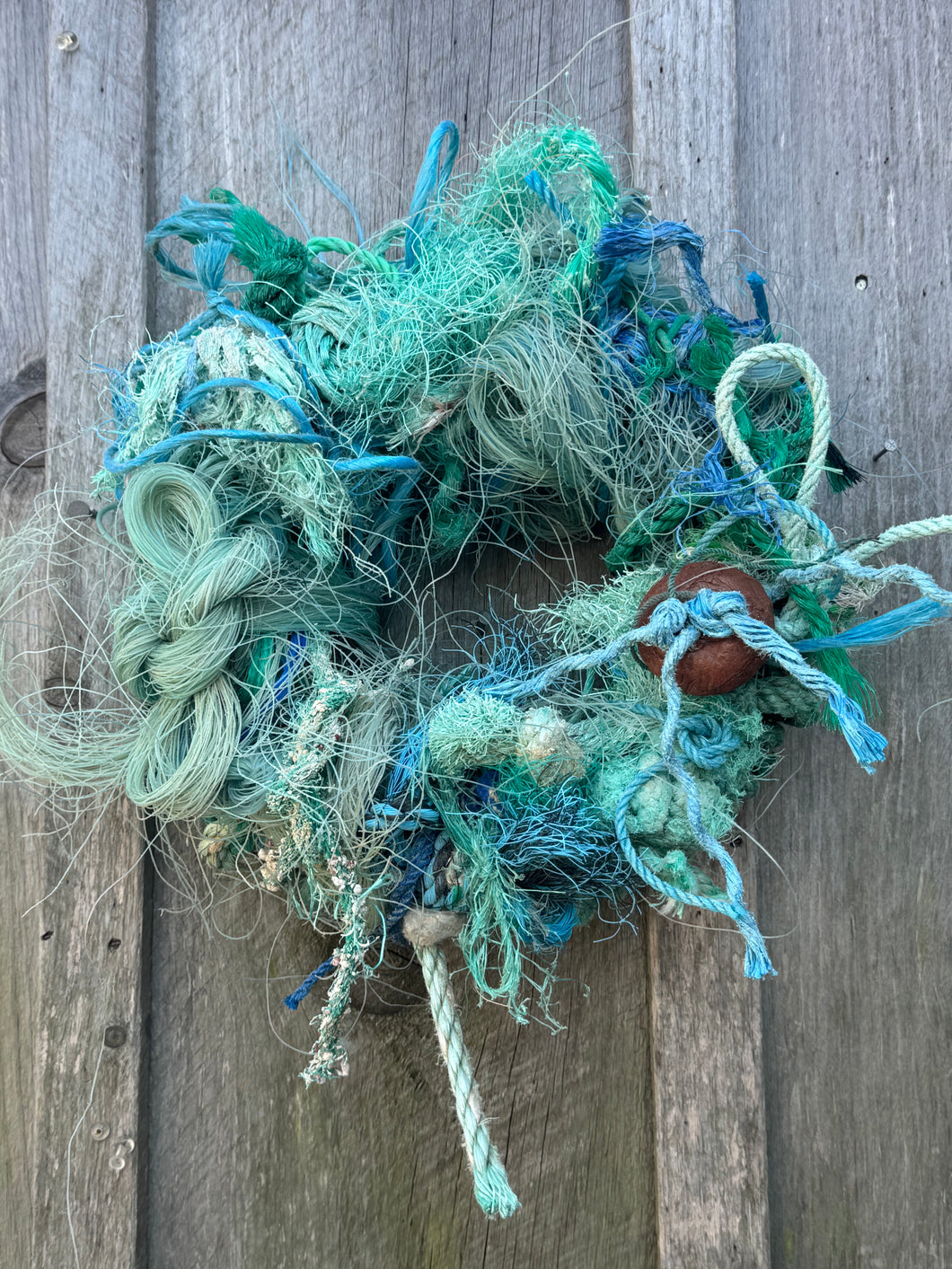 Lobster rope wreath-great island