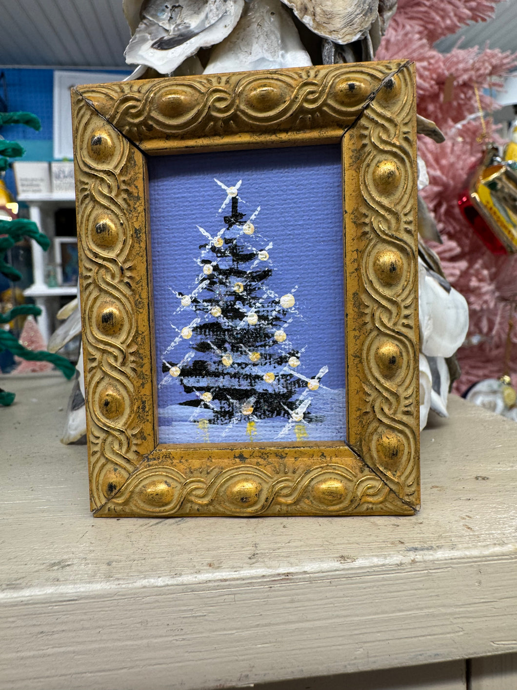 Holiday tree mini art-gf