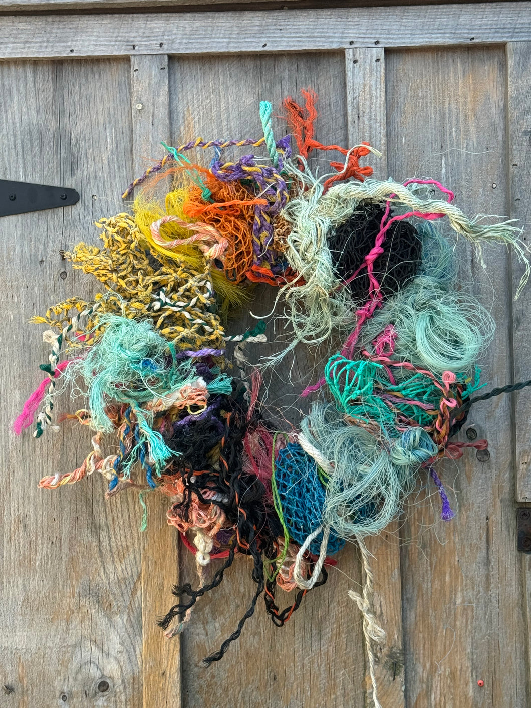 Lobster rope wreath-pamet
