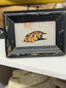 John Young pine cone mini art