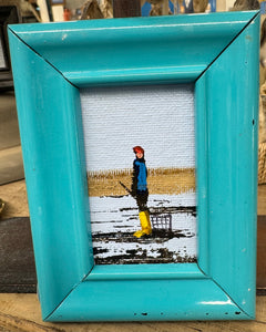John Young shellfisherman mini art