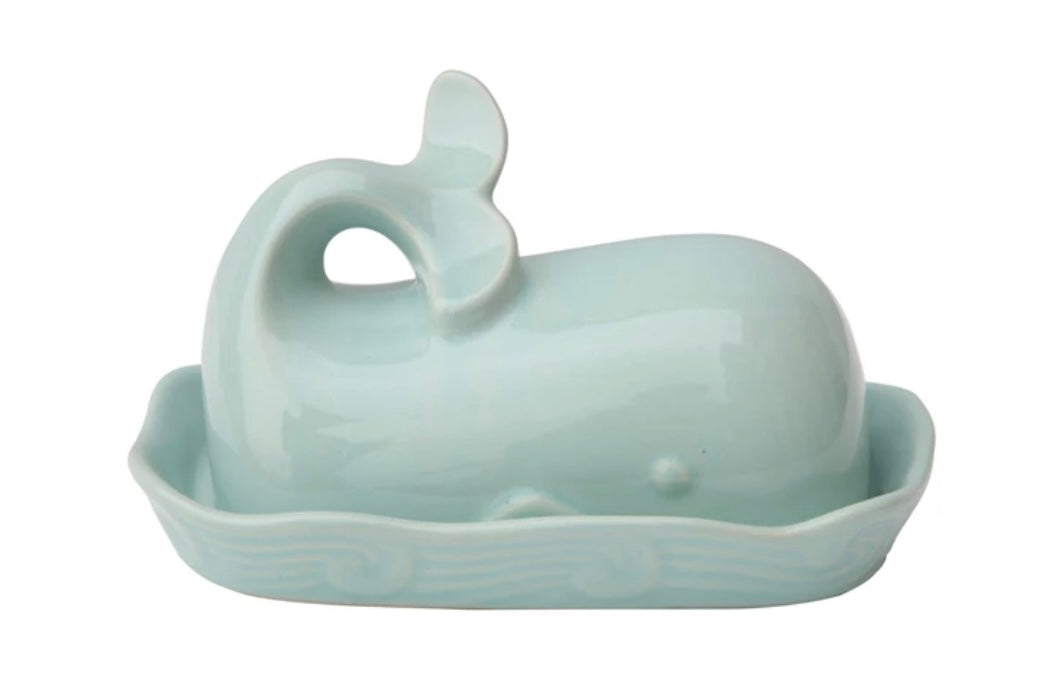 Whale butter dish