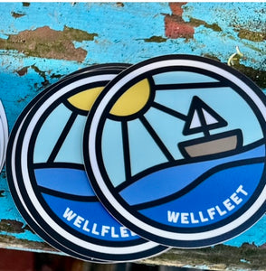 Wellfleet decal- sailboat
