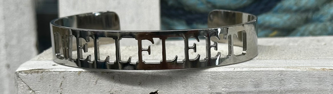 Wellfleet stainless steel cuff bracelet