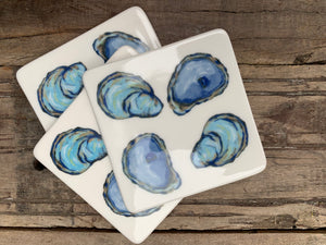Oyster shell coaster