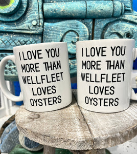 I love you more mugs- set of 2