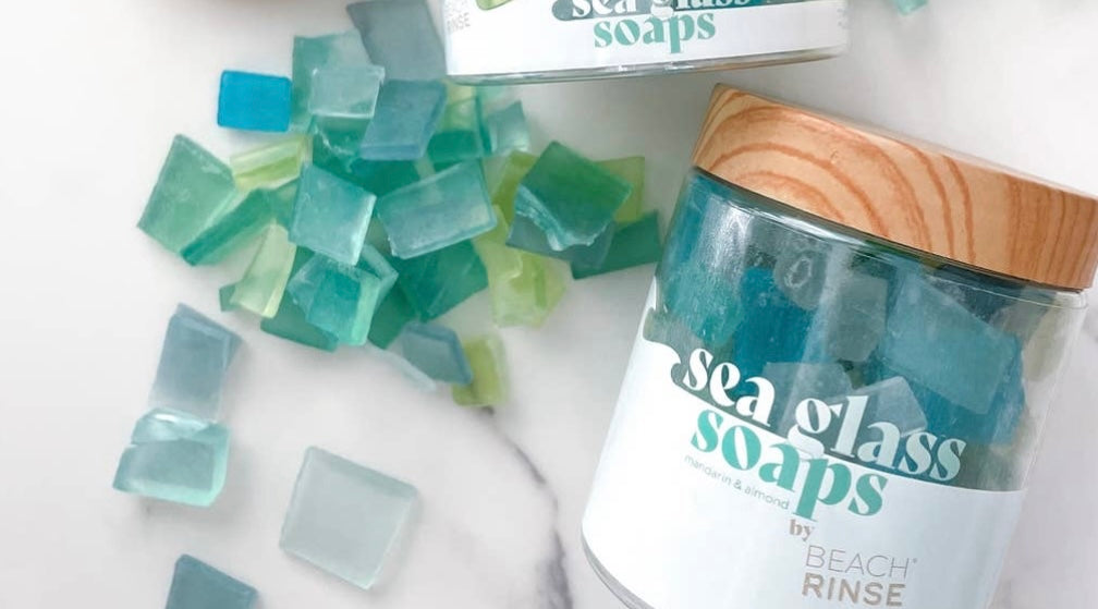 Seaglass soaps-large
