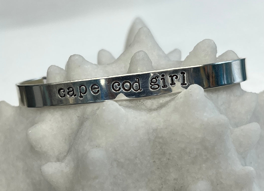 Sterling silver cape cod girl bracelet
